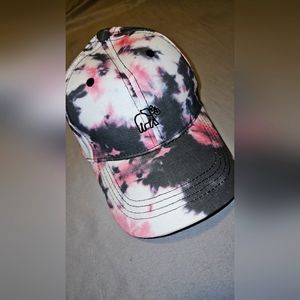 Tieddyed ivory ella baseball cap
